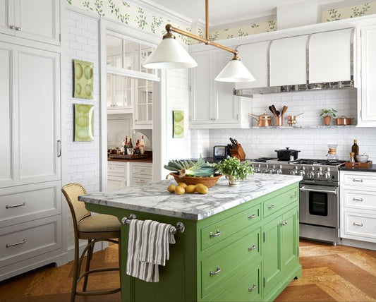 17 Green Kitchen Decoration for Your Spring Refresh