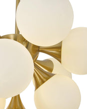 Glass Bubble Pendant Light 5/13 Light Gold Sputnik Bubble Chandelier Lighting - PAKOKULA LIGHTING
