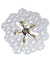 Cluster Bubble Chandelier Glass Ceiling Light for Dining Room Semi-Flush Mount - PAKOKULA LIGHTING