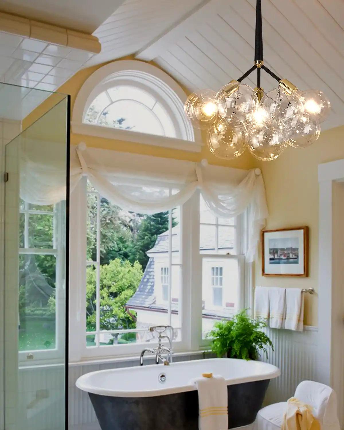 visual comfort bubble chandelier